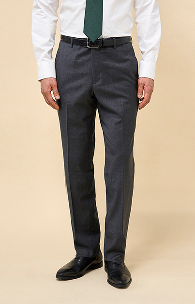 Medium Gray Stretch Trousers